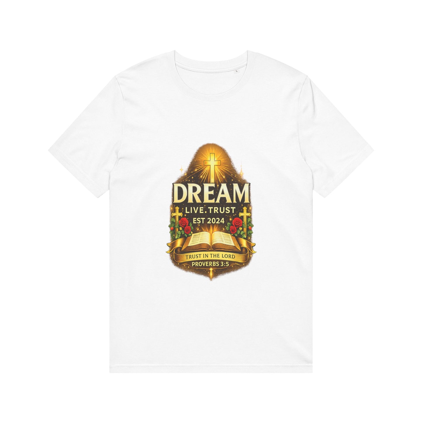 ✨ Dream • Live • Trust™ Inspirational Christian T-Shirt ✨Christian Gift for Men & Women