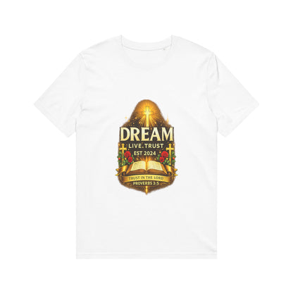✨ Dream • Live • Trust™ Inspirational Christian T-Shirt ✨Christian Gift for Men & Women