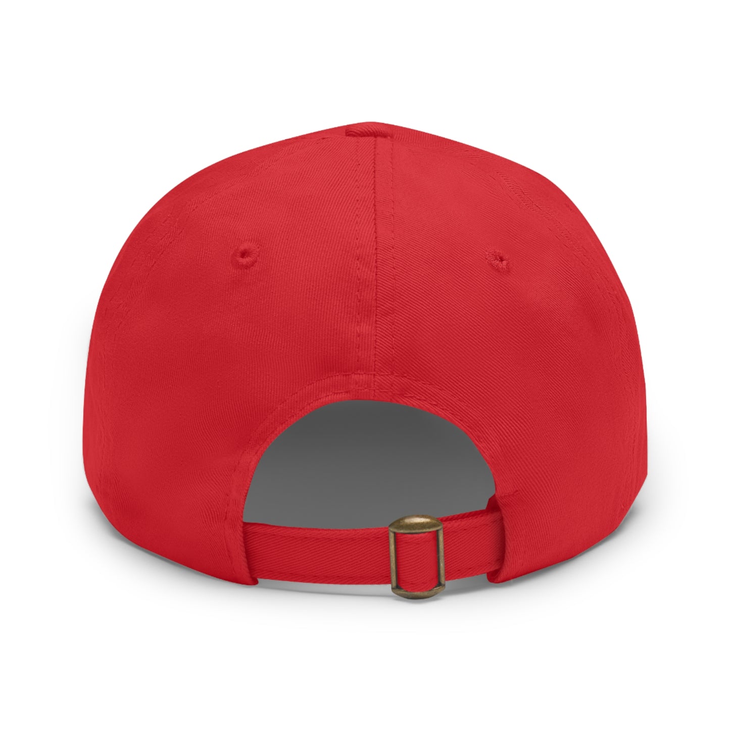 Retro Cassette Leather Patch Dad Hat – Vintage Tape Design, Music Lover Gift