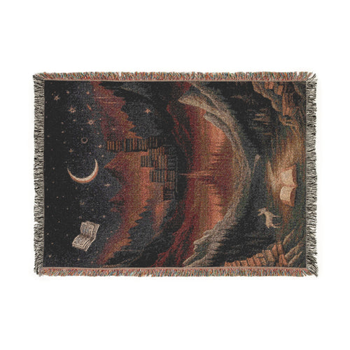 📚❤️ Holiday Edition Gift Set — “Wrapped in Love” Blanket for Book Lovers