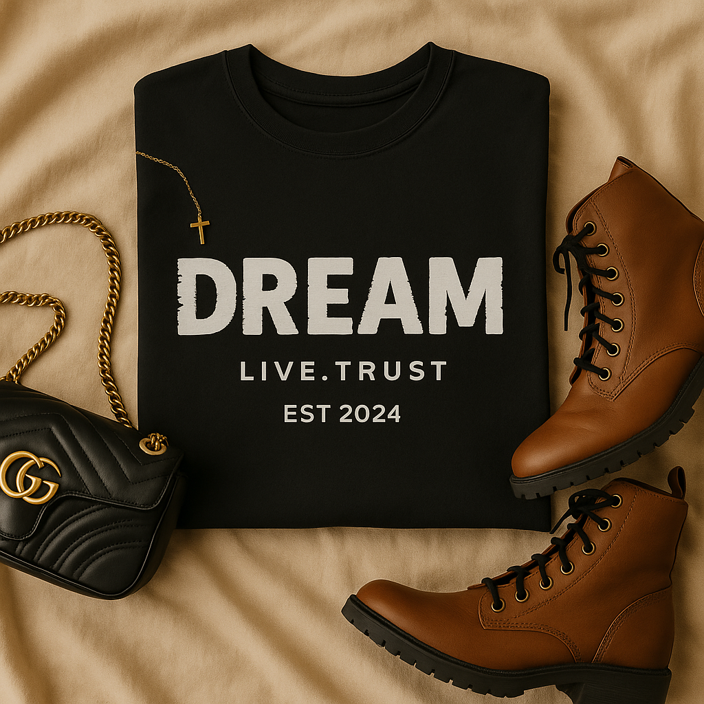Proverbs 3:5 Inspirational Black T-Shirt ✝️🖤