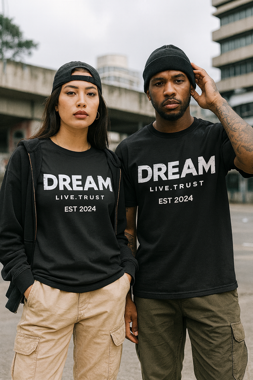 Proverbs 3:5 Inspirational Black T-Shirt ✝️🖤
