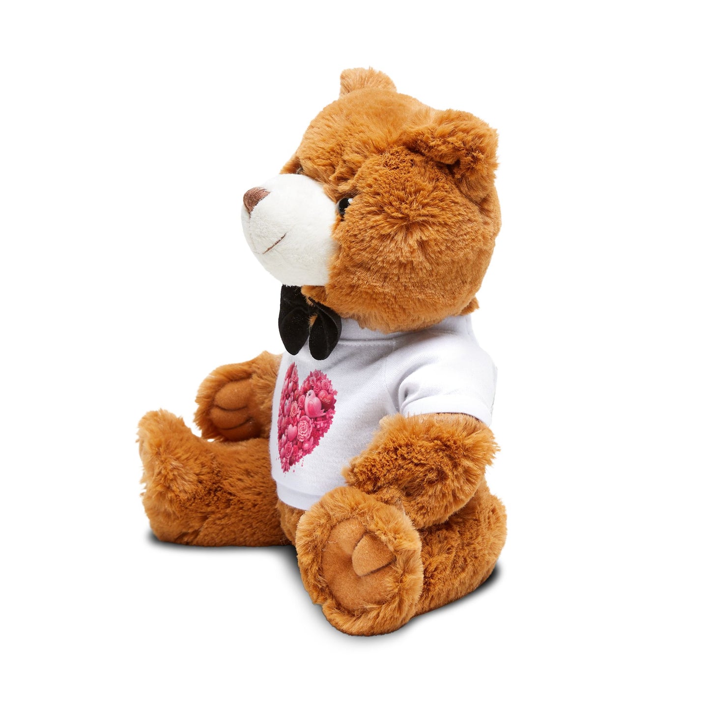Valentine Heart Plush Teddy Bear with T-Shirt