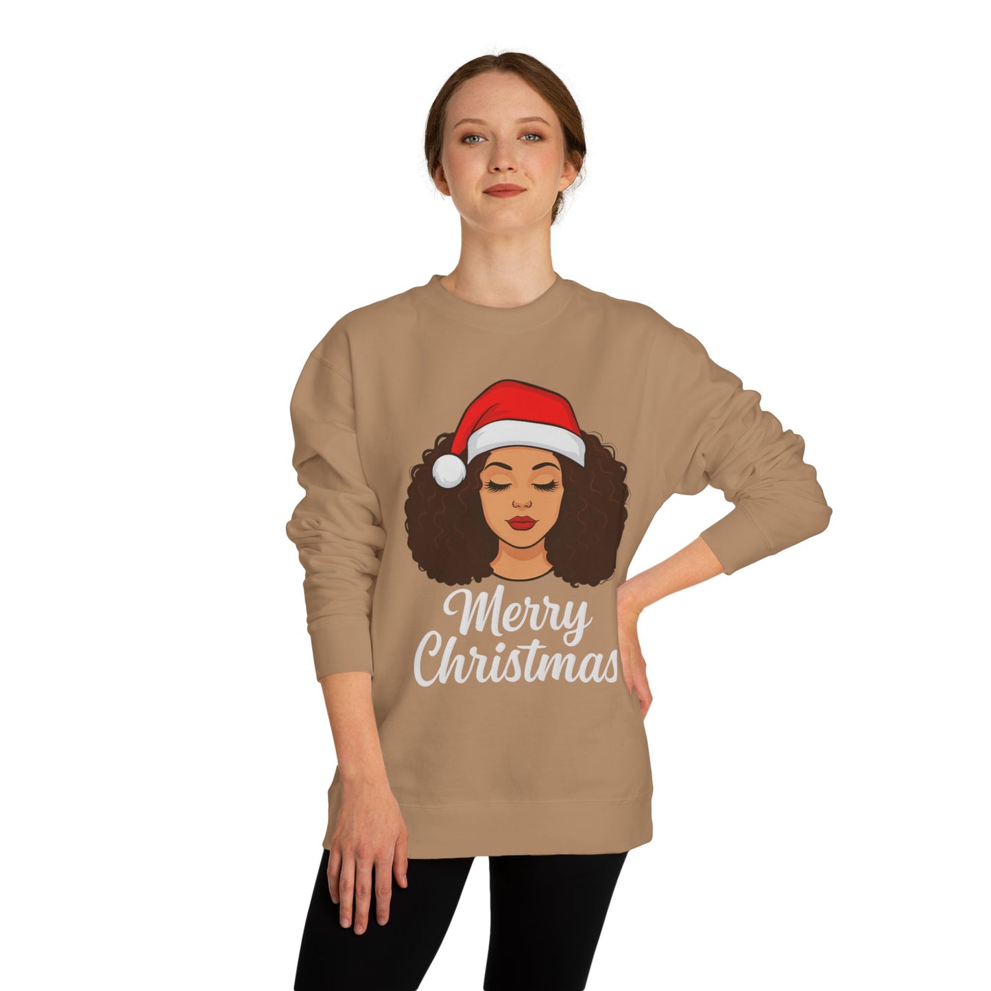 🎀 The Aliyah Christmas Sweatshirt – Cozy, Chic