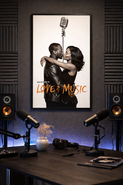 🖤 LOVE &amp; MUSIC – Custom Wall Art Poster