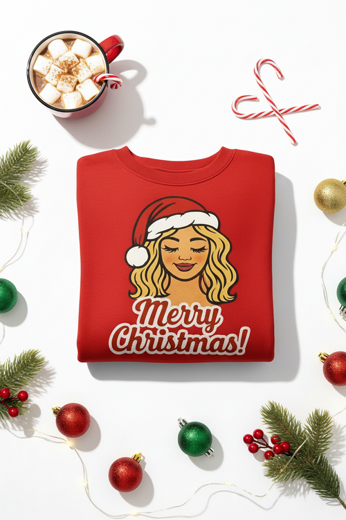 🎁 (Copy) 🎀 The Aliyah Christmas Sweatshirt – Cozy, Chic (100% off)